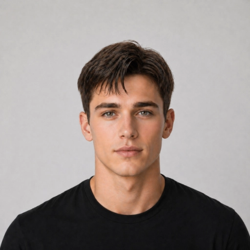 Natural Middle Part