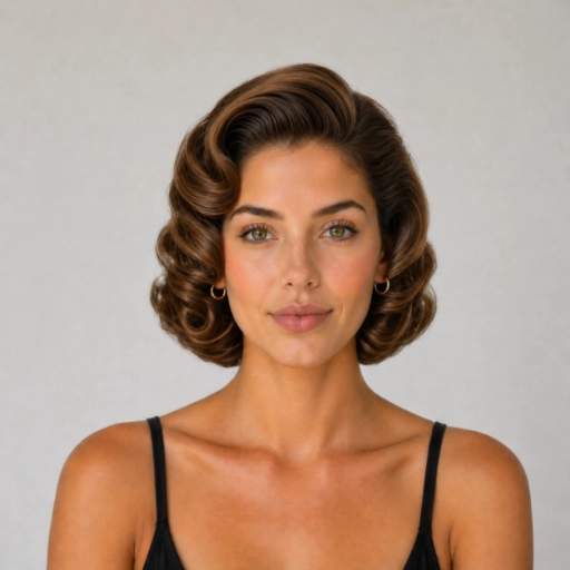 Wavy French Bob 1920s Vibes