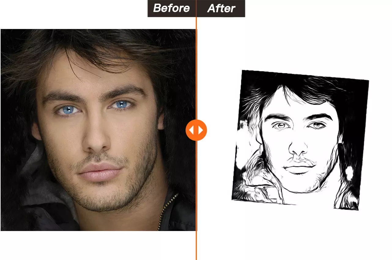 The effect after converting photos to anime style