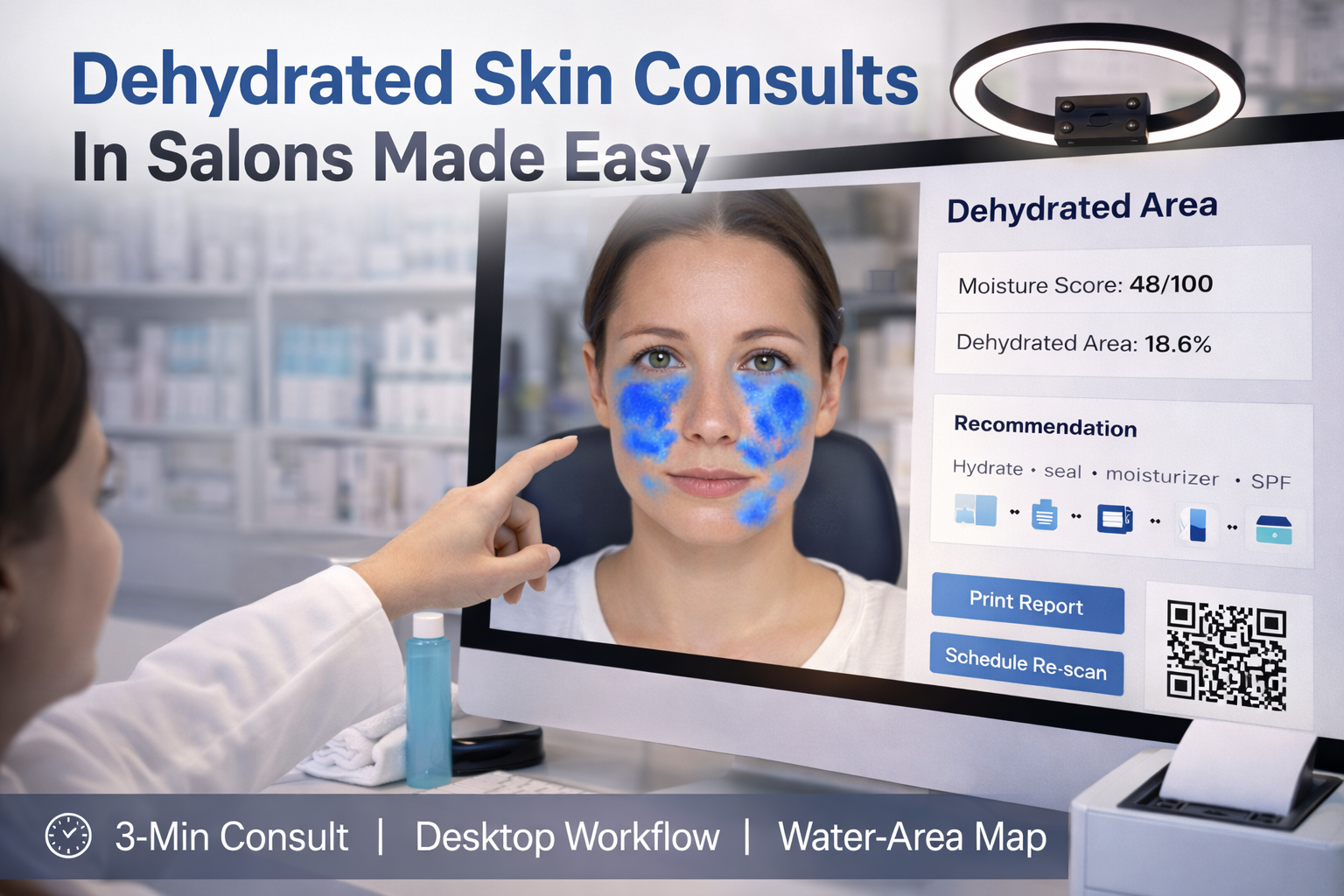Dehydrated Skin in Salons: A Desktop “Hydration Consult” You Can Ship in Days