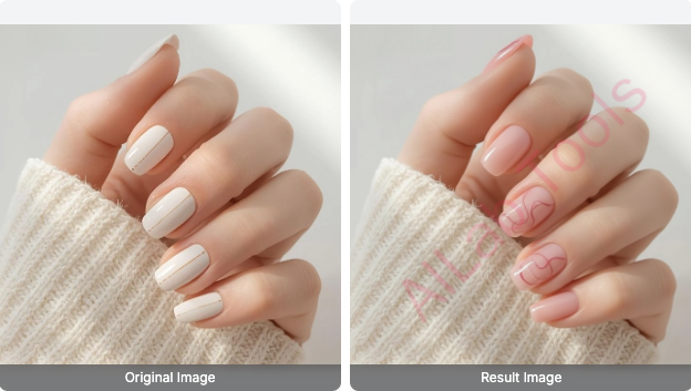 Micro Swirl Minimal Nail