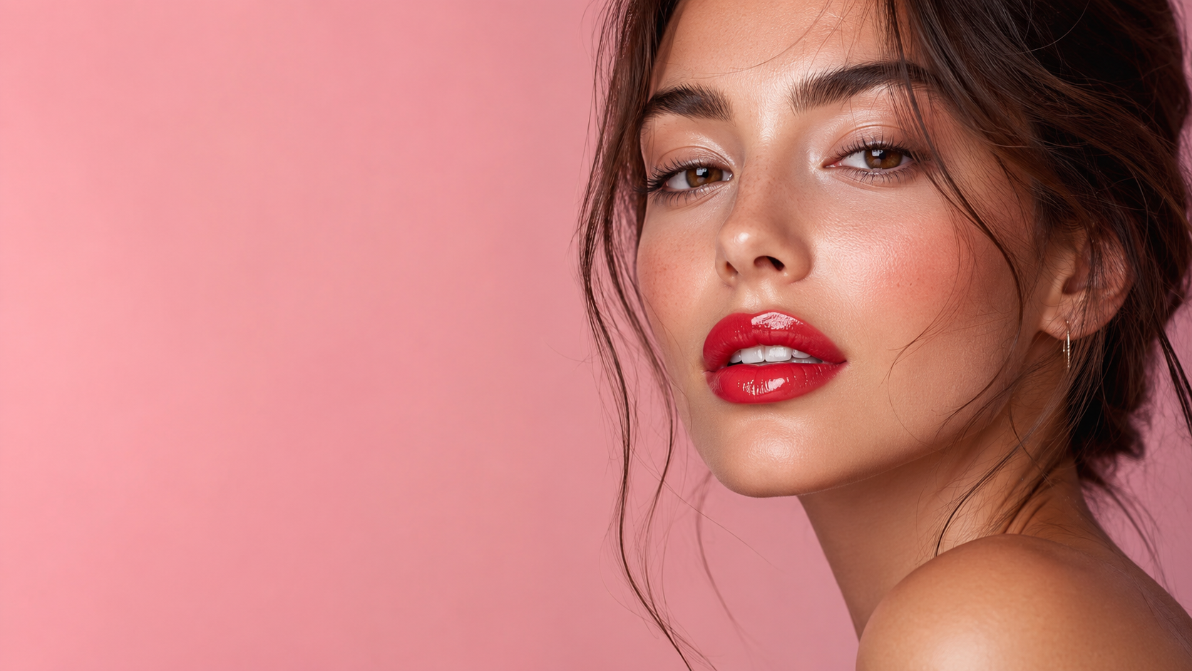 Sexy Red Lip Gloss Free - No Login AI Editor
