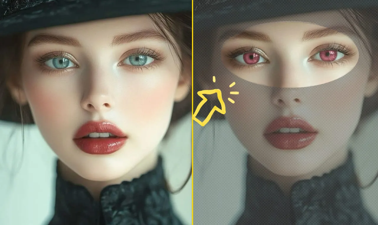 Colored Contacts preview
