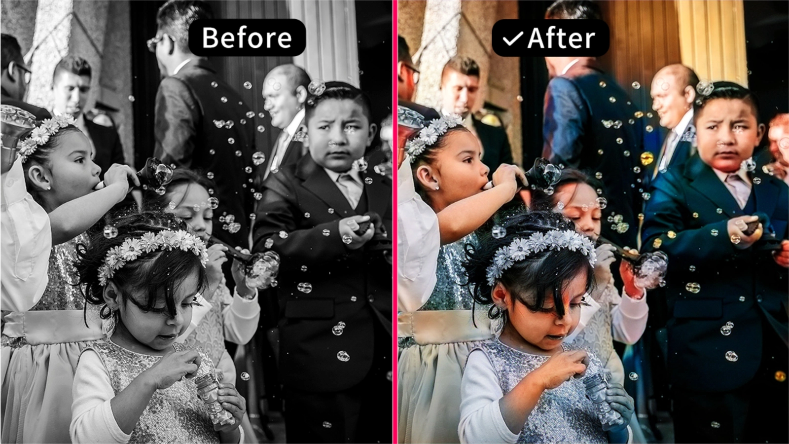 How to colorize black and white photos?