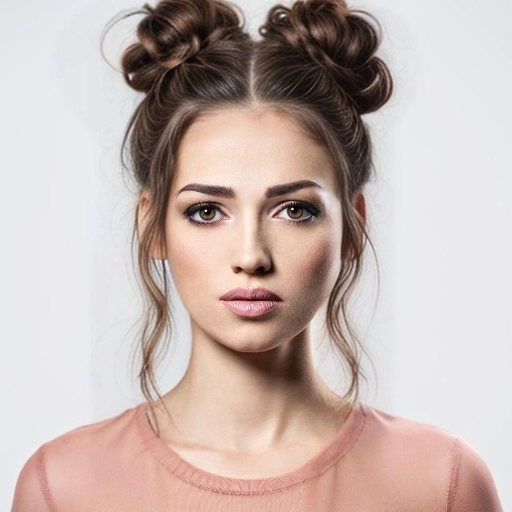 Image of Double Bun hairstyle