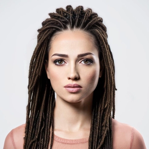 Imagen de peinado con dreadlocks