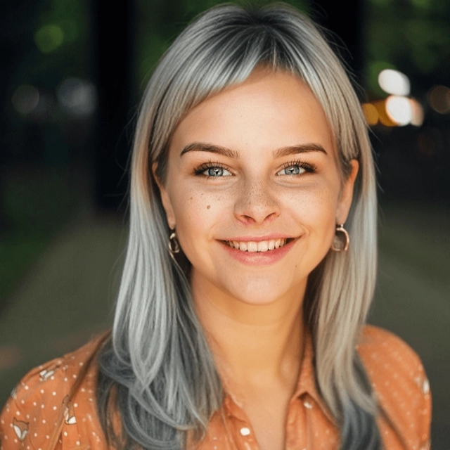 Grey hair color