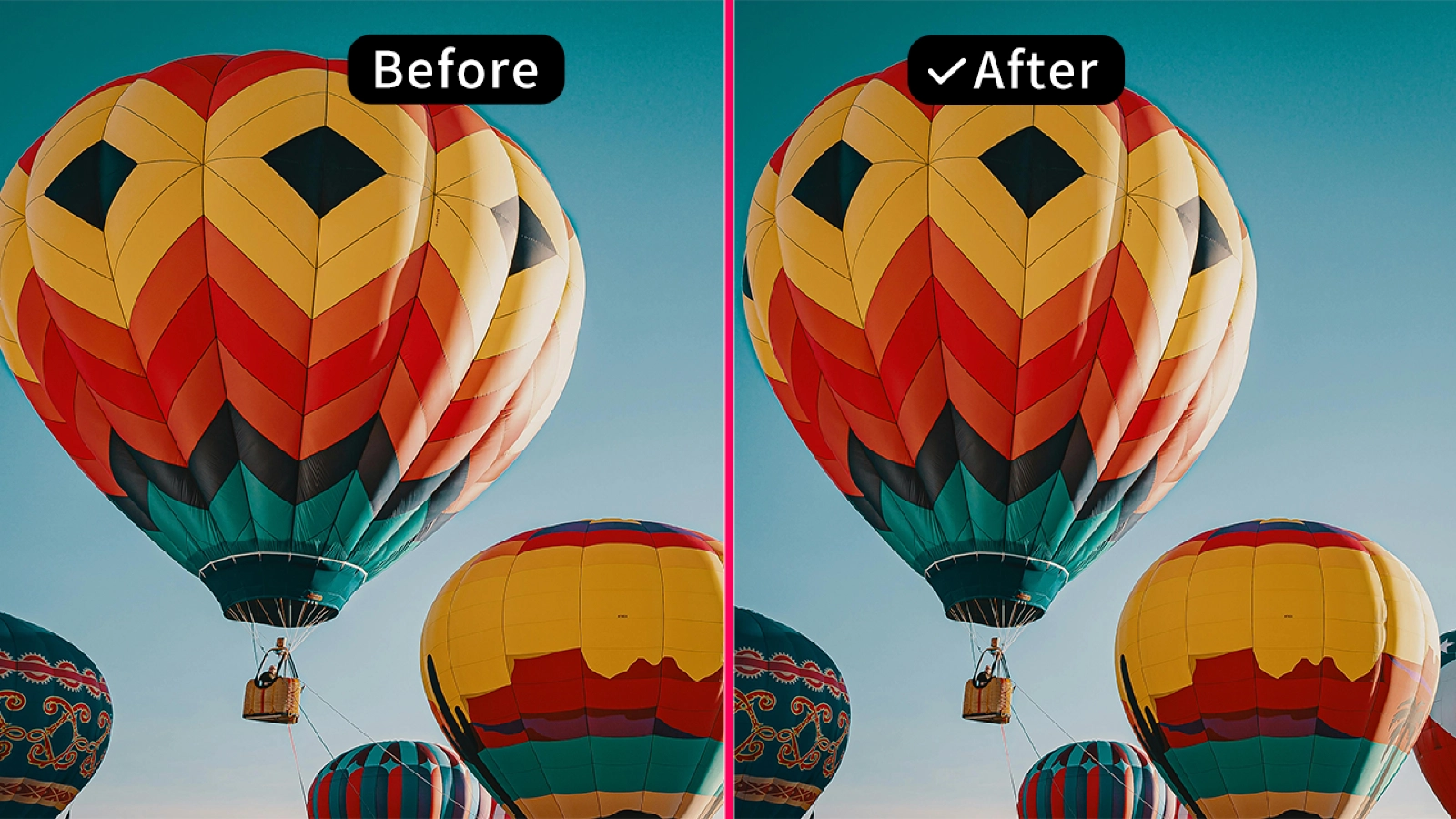 Usage scenarios for overstretched image repair